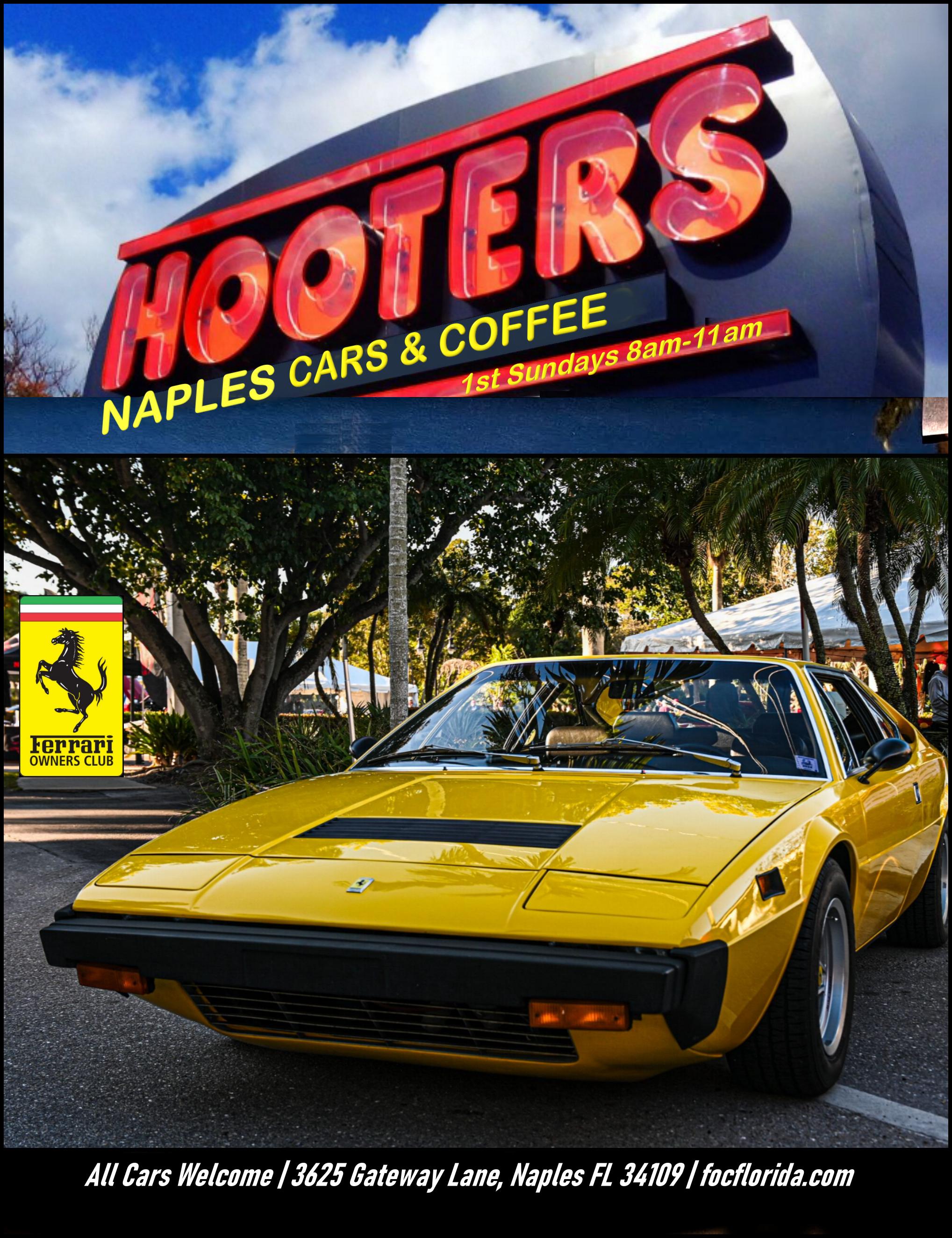 Hooters Cars and Coffee