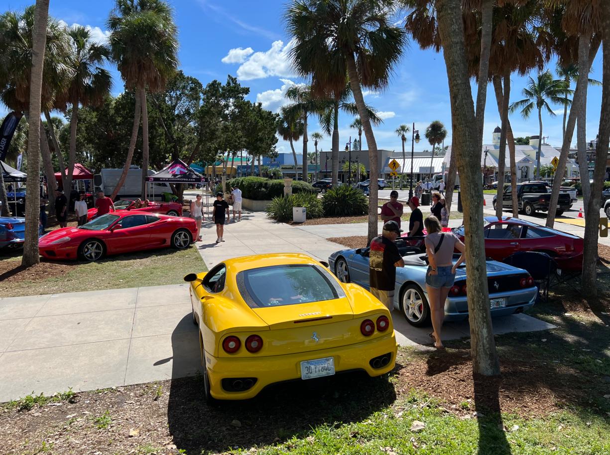 Ferraris on St Armands Circle
