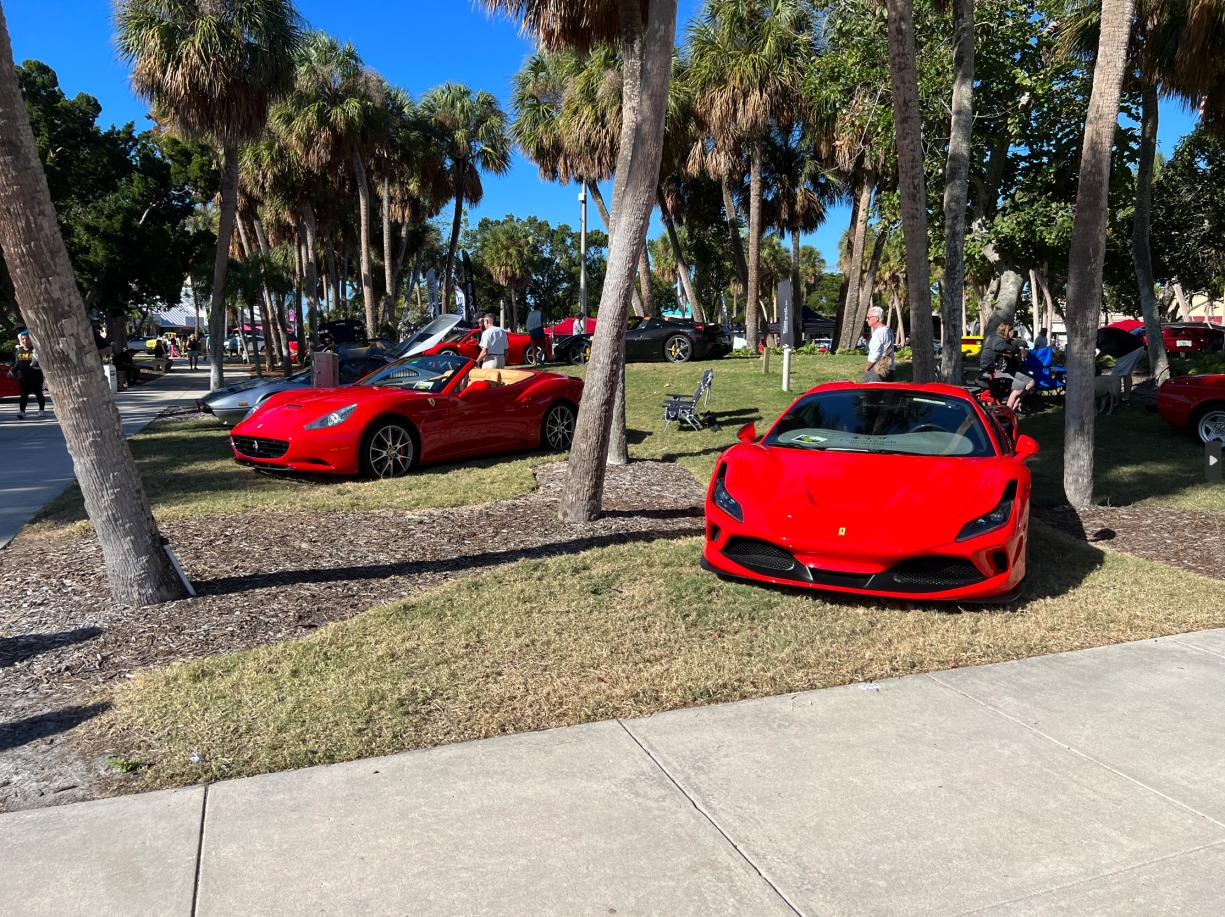 Ferraris on St Armands Circle
